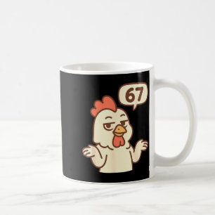 Mug Poulet 67 Mème Six Sept Drôle Gen Alpha
