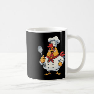 Mug Poulet de dessin animé cuisinier coq chef cuisine 