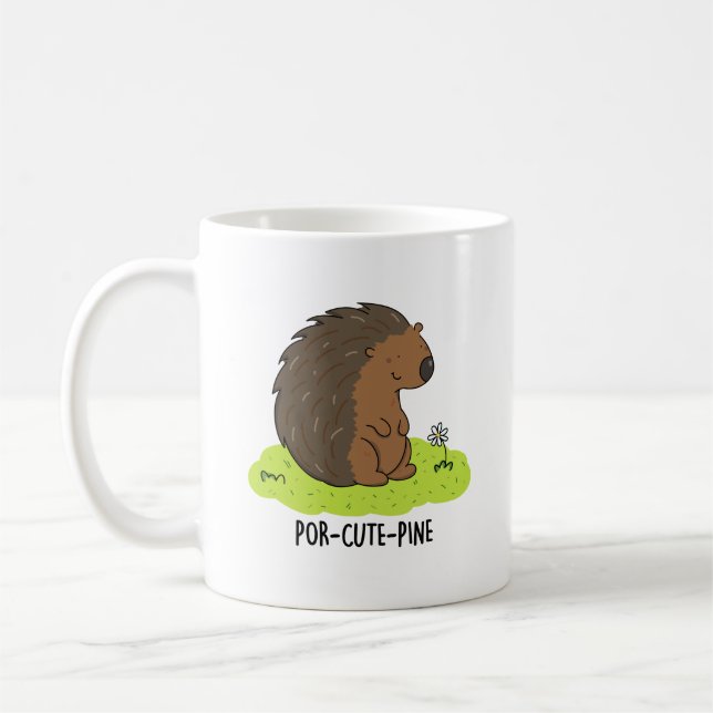 Mug Poulet De Porcupine Drôle De Por Cute-Pin (Gauche)