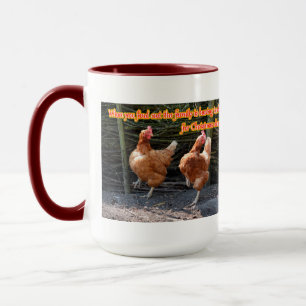 Mug Poulet et coq drôles Memes avec des images drôle