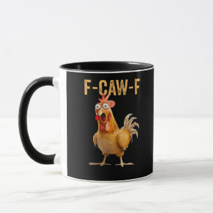Mug Poulet F-Caw-F Drôle Tendance