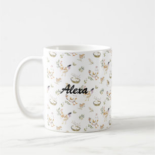 Mug Poulet Mignon Personnalisé Animal de Ferme