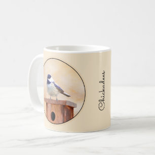 Mug Poulet sur la peinture d'oiseaux Art original