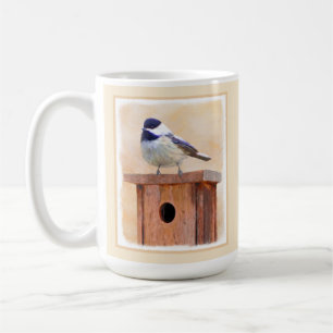Mug Poulet sur la peinture d'oiseaux Art original