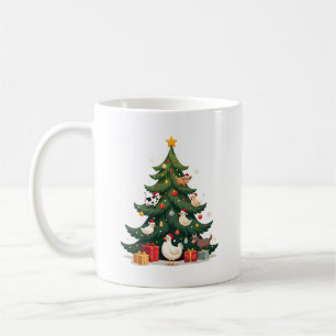 Mug Poulet Vache Chèvre Cheval Ferme Animal Agriculteu