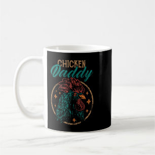 Mug Poulets de poule Mens Vintage poulet papa Daddy Fu
