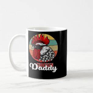 Mug Poulets de poule Mens Vintage poulet papa Retro Fa