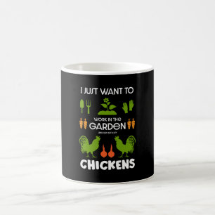 Mug Poulets Et Jardinage