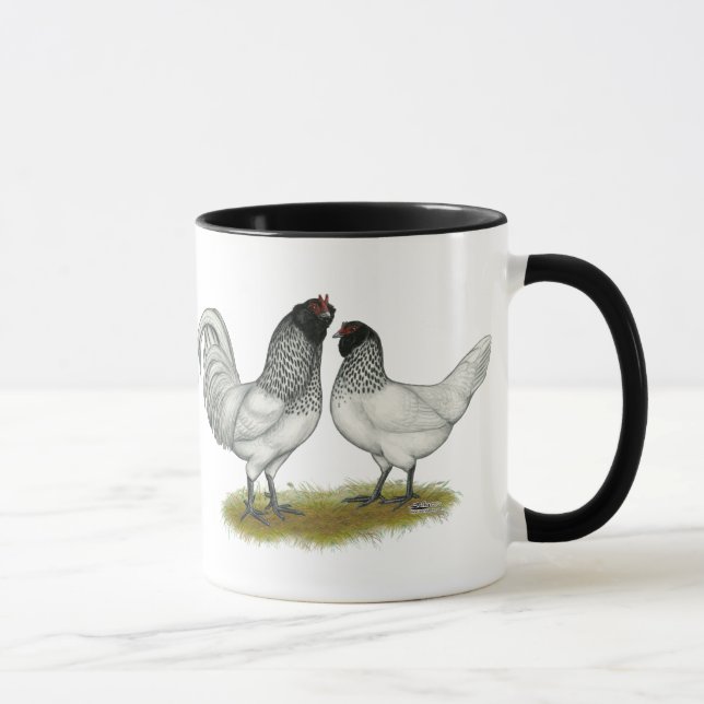 Mug Poulets néerlandais de barbe de hibou (Droite)