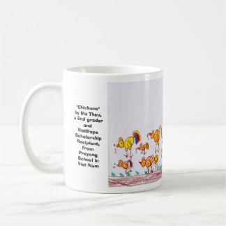 Mug "Poulets" par mA Theu, 2ème niveleuse