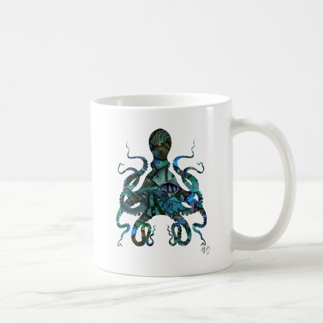 Mug Poulpe bleue (Droite)