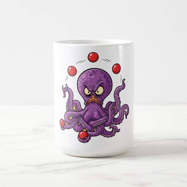 Mug Poulpe jongleur en colère (Centre)