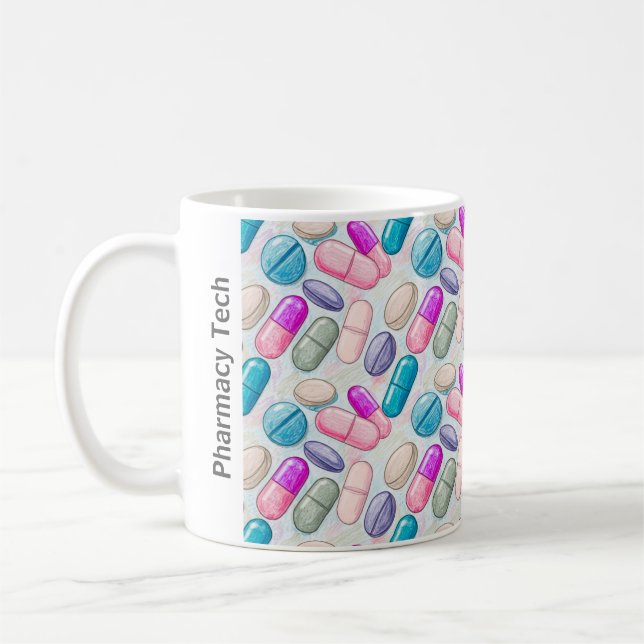 Mug Poulte Gris Violet Rose Pink (Gauche)