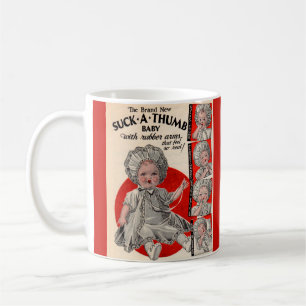 Mug Poupée de bébé Suck-a-Thumb 1930