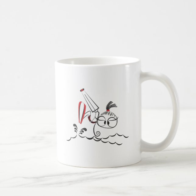Mug Poupée de kitesurf (Droite)