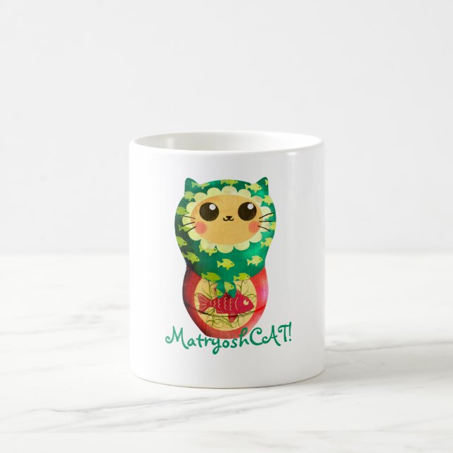Mug Poupée de Matryoshka de chat (Centre)