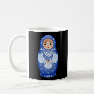 Mug Poupée de nidification russe Blue Matryoshka