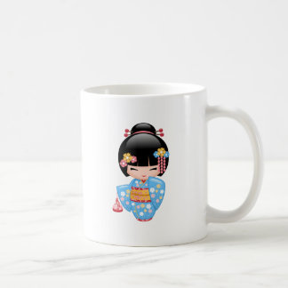 Mug Poupée Maiko Kokeshi - Cute Japonaise Geisha Girl