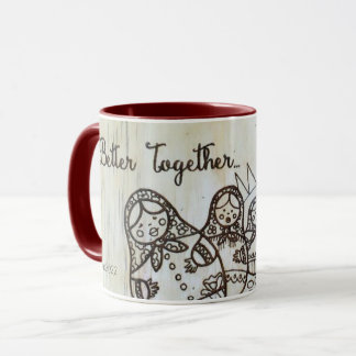 Mug Poupées de nidification ukrainiennes de Matroshka