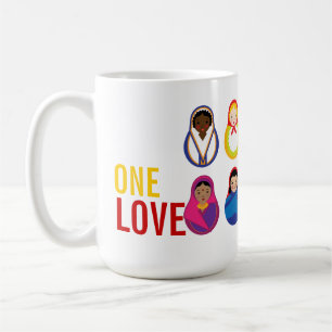 Mug Poupées internationales d'un d'amour emboîtement