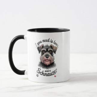 Mug pour amateur de Schnauzer mignon
