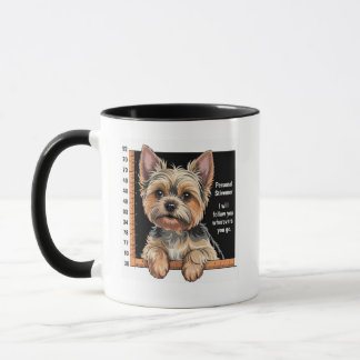 Mug pour amateur de Schnauzer mignon 