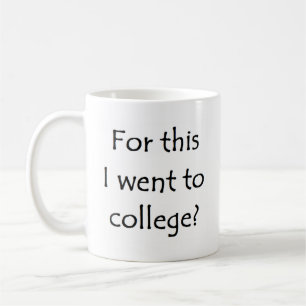 Mug pour ça, je suis allé au carnet du collège