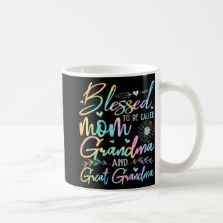 Mug Pour Être Appelée Maman Grand-Mère Et Grande Fleur