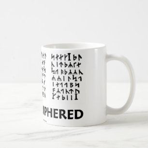 Mug Pour être déchiffré (cryptogramme runique de Jules