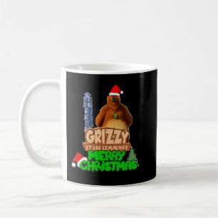 Mug Pour Hommes Femmes Grizzy De Noël Et Lemmings Aw