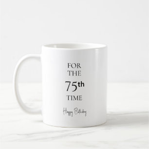 Mug Pour la 75e fois Joyeux Anniversaire