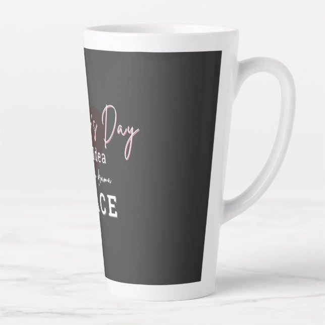 Mug pour Latte de la Saint-Valentin (Droite)