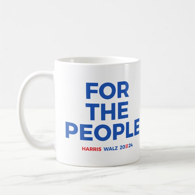Mug Pour le peuple - Harris Walz 2024 (Gauche)