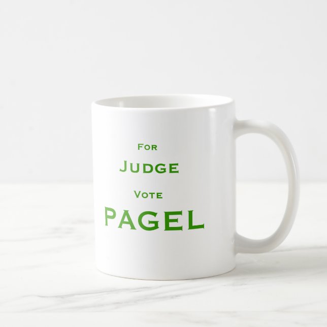 Mug Pour le vote Pagel de juge (Droite)