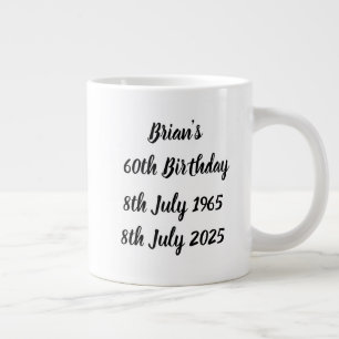 Mug pour les 60 ans de Brian