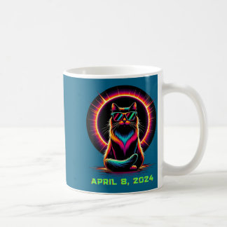 Mug Pour lunettes d'éclipse solaire pour chat Total