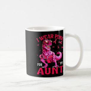 Mug Pour ma tante Conscience du cancer du sein Dinosau