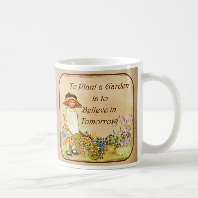 Mug Pour Plante d'un jardin (Droite)