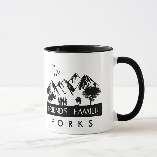 Mug Pour toujours fourchettes (Droite)