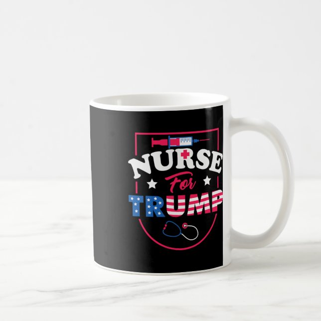 Mug Pour Trump - Soutien des infirmières républicaines (Droite)