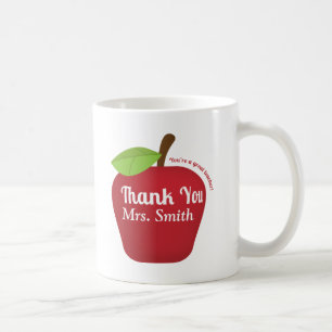 Mug Pour un excellent enseignant, pomme de reconnaissa