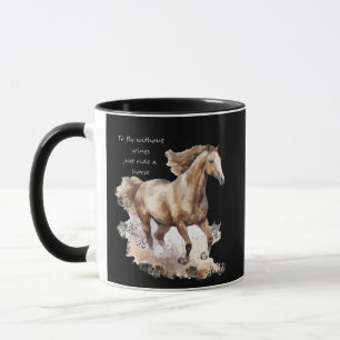 Mug Pour voler sans ailes il suffit de faire un cheval