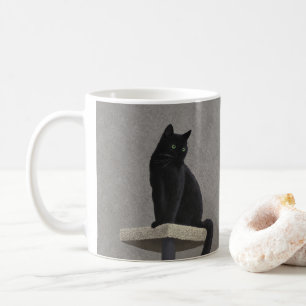 Mug Pourcentage de chat noir