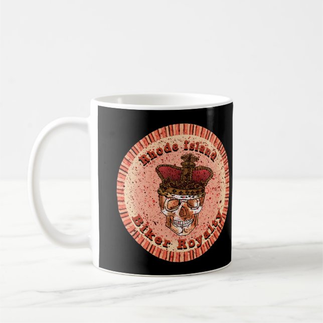 Mug Pourcentage motard de Rhode Island (Gauche)