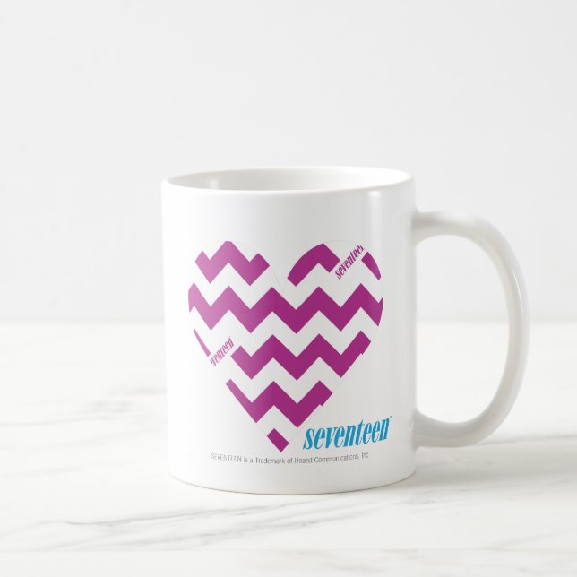 Mug Pourpre 2 de zigzag (Droite)