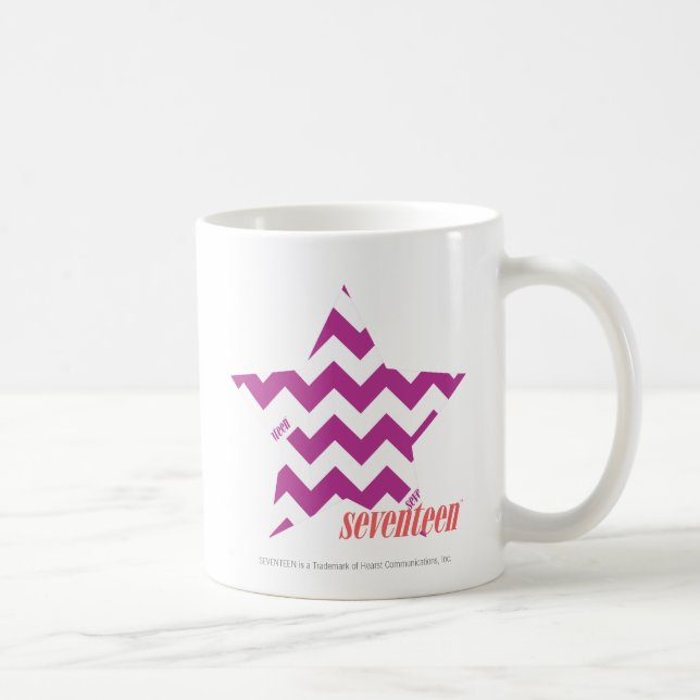Mug Pourpre 4 de zigzag (Droite)