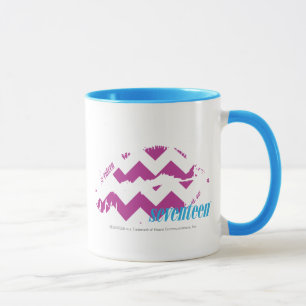 Mug Pourpre de zigzag