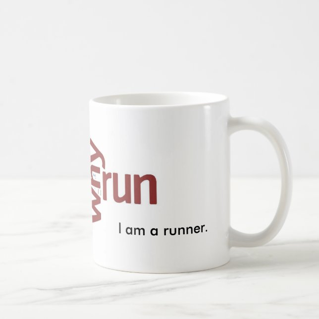 Mug Pourquoi je cours (Droite)