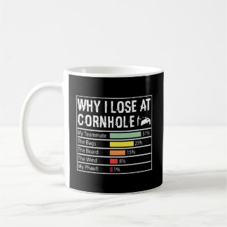 Mug Pourquoi je perds chez Cornhole Champion Player