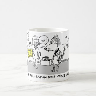 Mug Pourquoi les chiens chassent des voitures